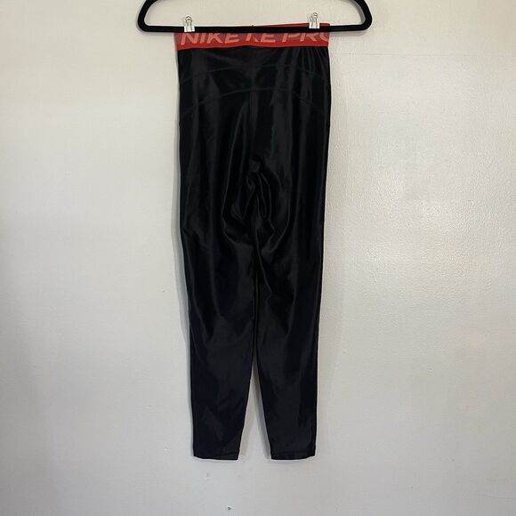 Nike Pro Women's Black High Rise Training Gym 7/8 Leggings Size XS DA0570-010 - Picture 5 of 9